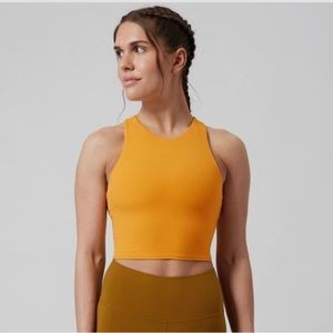ATHLETA Conscious Crop A-C //Abyssian Yellow// (size L) BRAND NEW W/ TAGS
